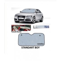 Carub Güneşlik Ön Standart Metalize Nikel